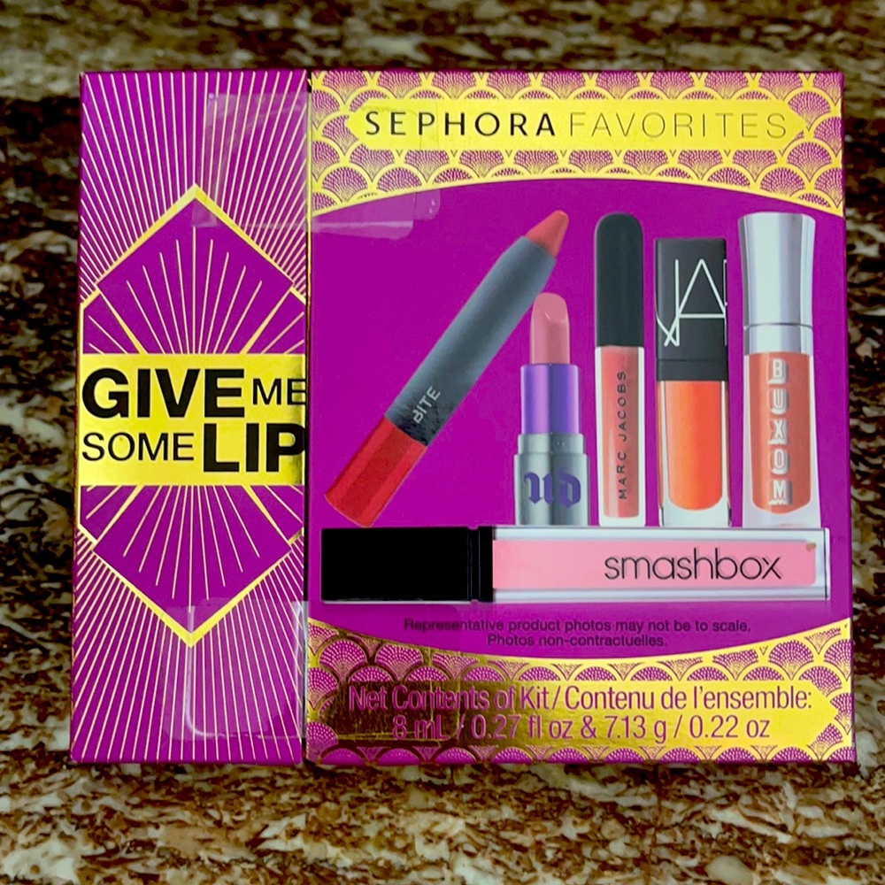 Sephora Give Me Some Lip: Six Lip Colors from High End Cosmetics Companies. NIB